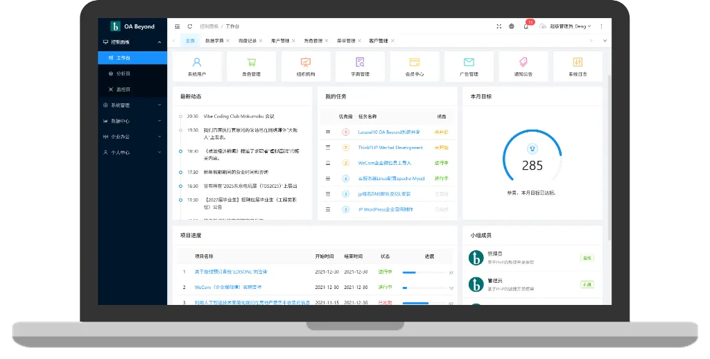 半定制型云业务系统